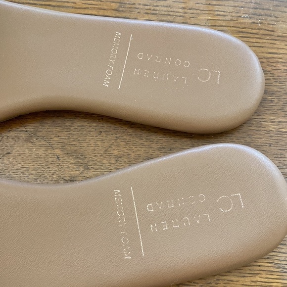 Lauren Conrad Memory Foam slip on sandals size 10 - Picture 3 of 6